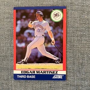 1991 Score Baseball Card Trading Card